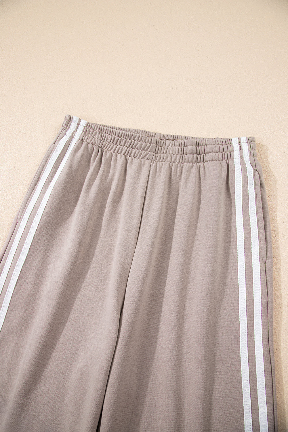 Varsity Striped Detail Crewneck and Sweatpants 2pcs Outfit (Other Colors)