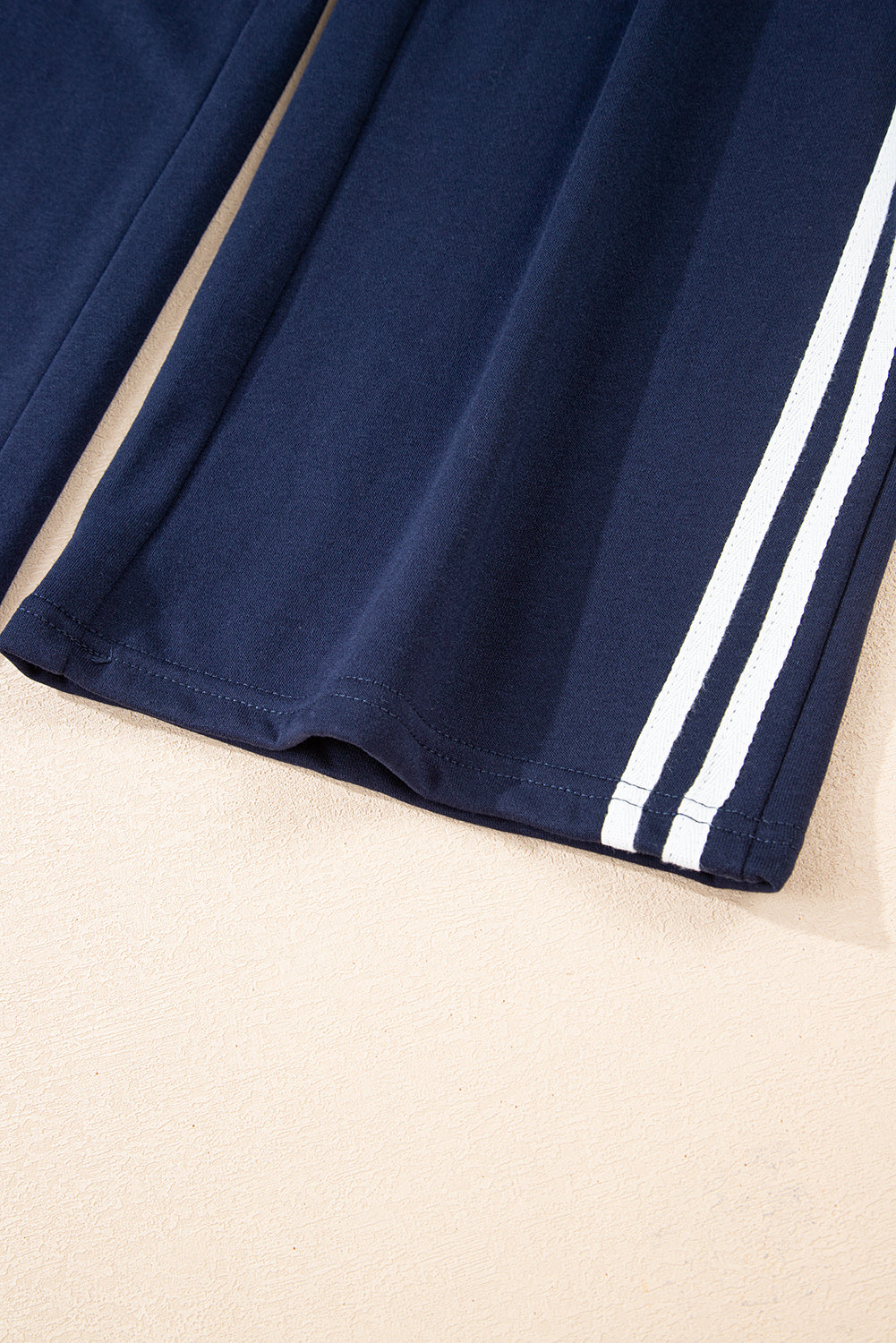 Varsity Striped Detail Crewneck and Sweatpants 2pcs Outfit (Other Colors)