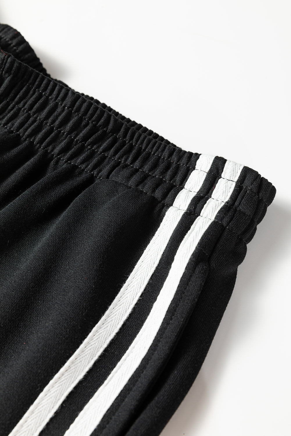 Varsity Striped Detail Crewneck and Sweatpants 2pcs Outfit (Other Colors)