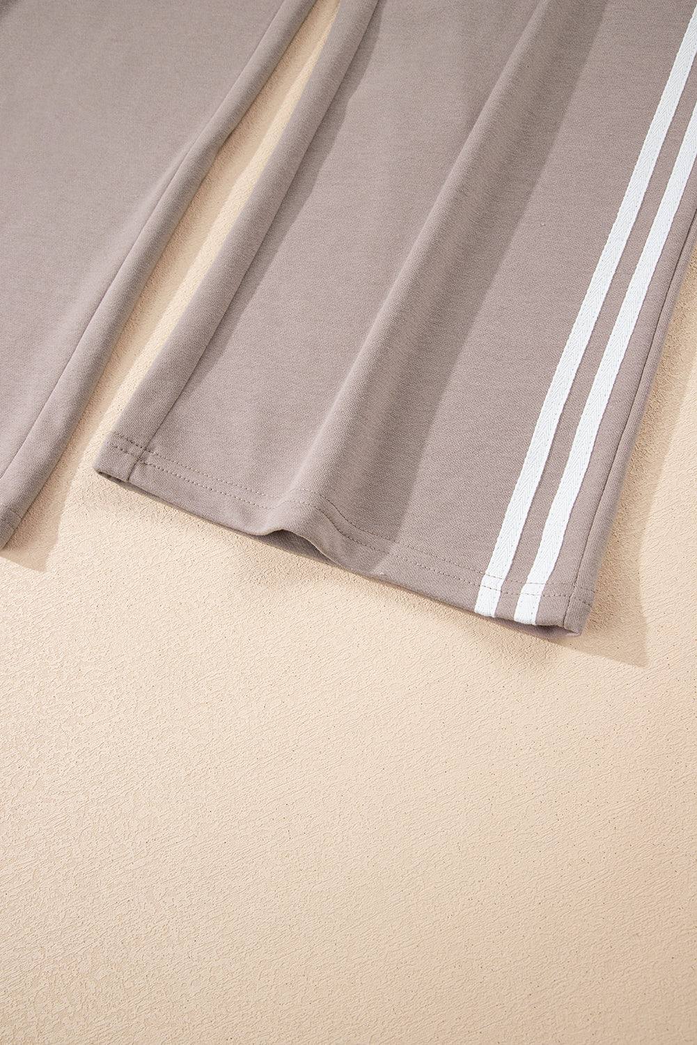 Varsity Striped Detail Crewneck and Sweatpants 2pcs Outfit (Other Colors)