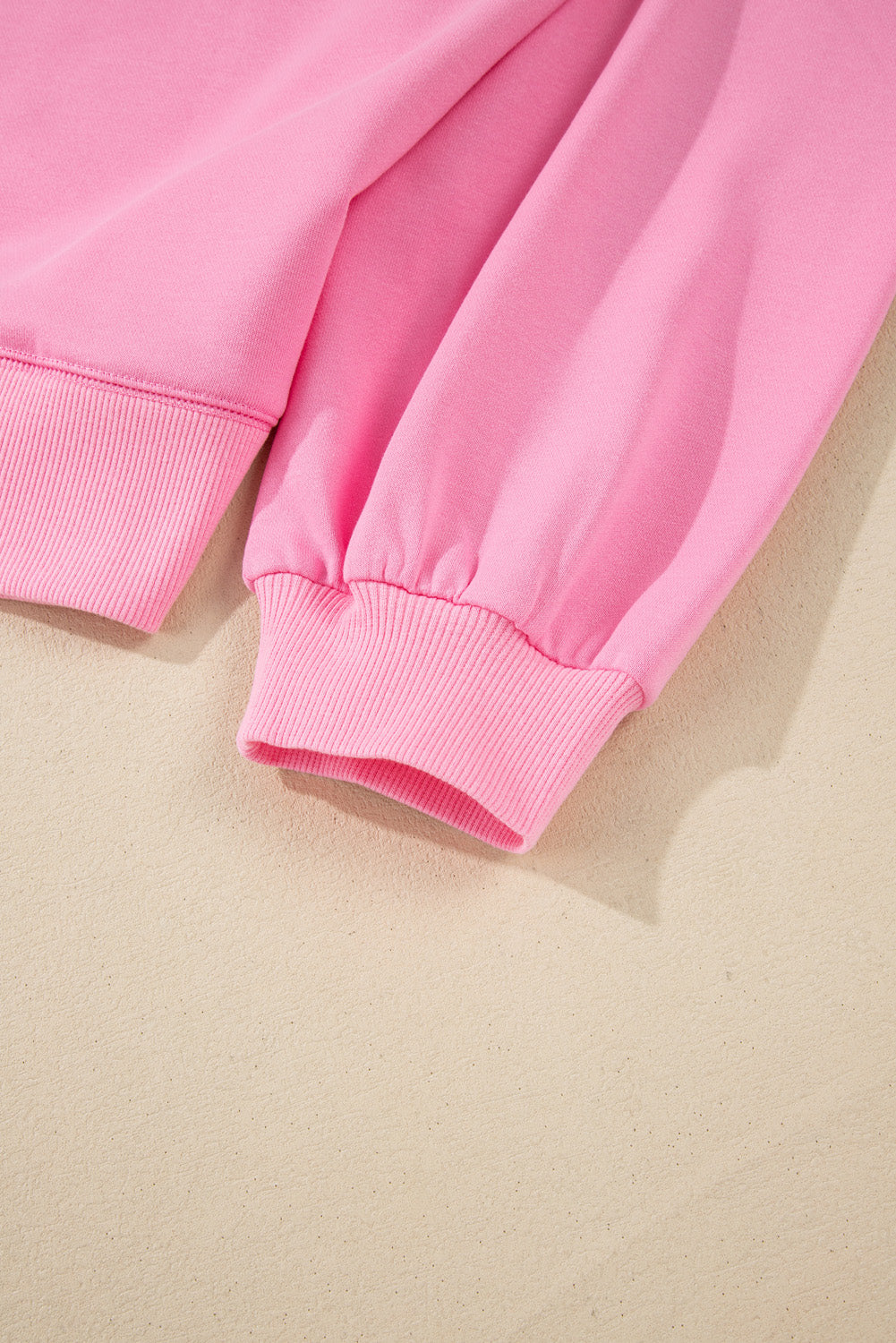 Pink Touch Down Rugby Football Embroidered Sweatshirt