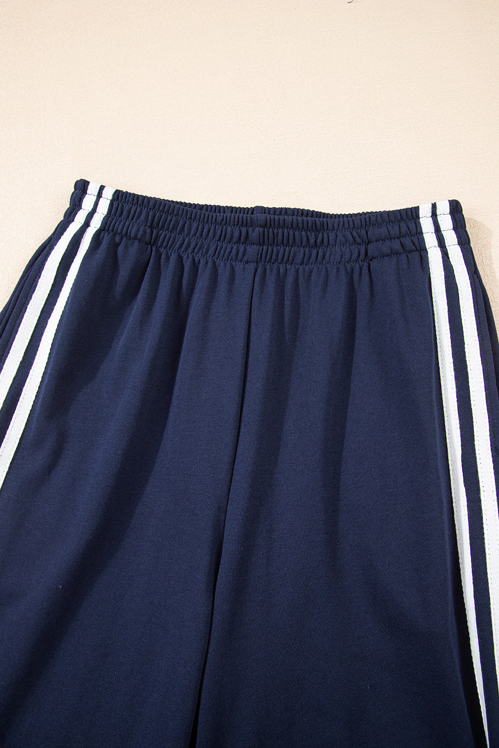 Varsity Striped Detail Crewneck and Sweatpants 2pcs Outfit (Other Colors)