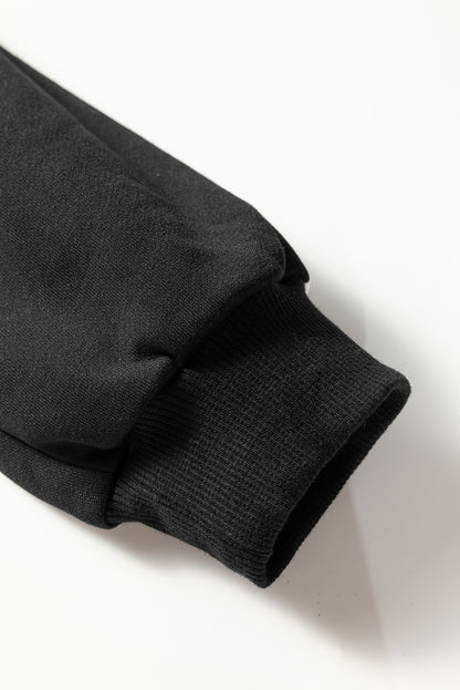 Varsity Striped Detail Crewneck and Sweatpants 2pcs Outfit (Other Colors)
