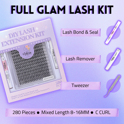 Wispy Cluster Lashes Kit