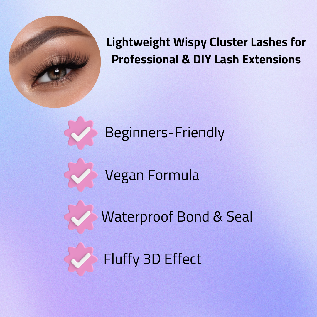 Wispy Cluster Lashes Kit