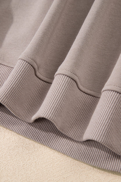 Varsity Striped Detail Crewneck and Sweatpants 2pcs Outfit (Other Colors)