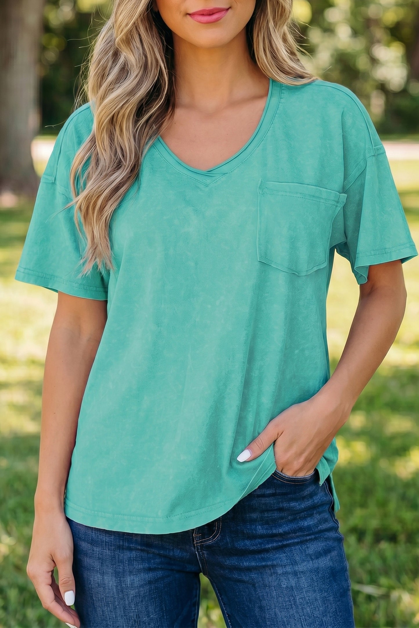 Cotton Mineral Wash T Shirt (Other Colors)