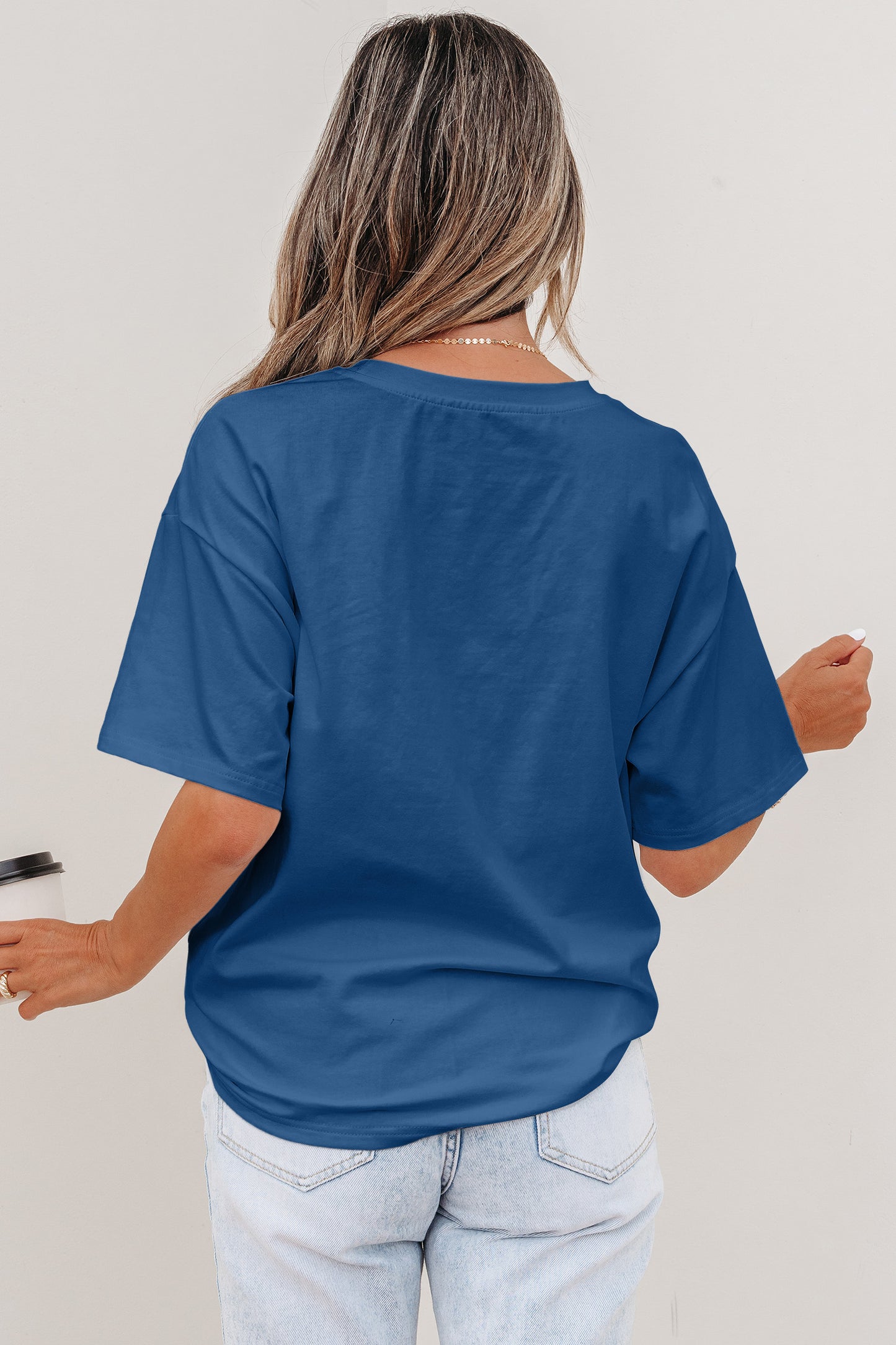 Color Block Chest Pocket Patched Casual Short Sleeve Top (Other Color)