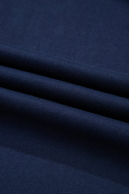 Varsity Striped Detail Crewneck and Sweatpants 2pcs Outfit (Other Colors)