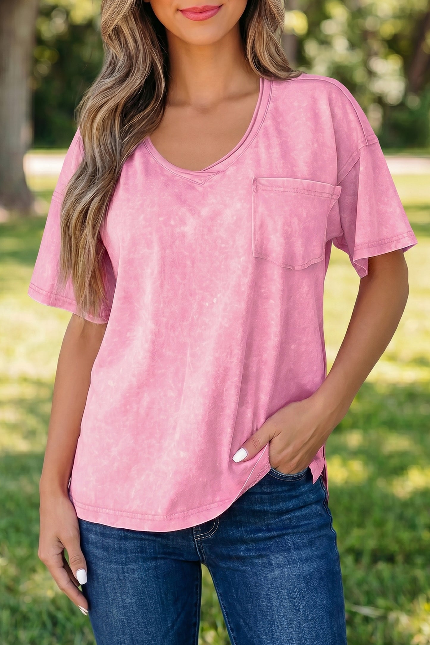 Cotton Mineral Wash T Shirt (Other Colors)