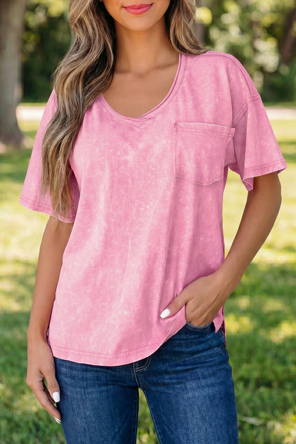Cotton Mineral Wash T Shirt (Other Colors)