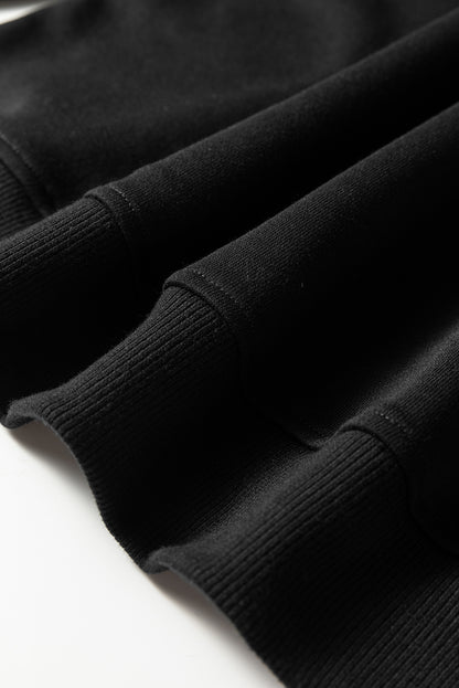Varsity Striped Detail Crewneck and Sweatpants 2pcs Outfit (Other Colors)