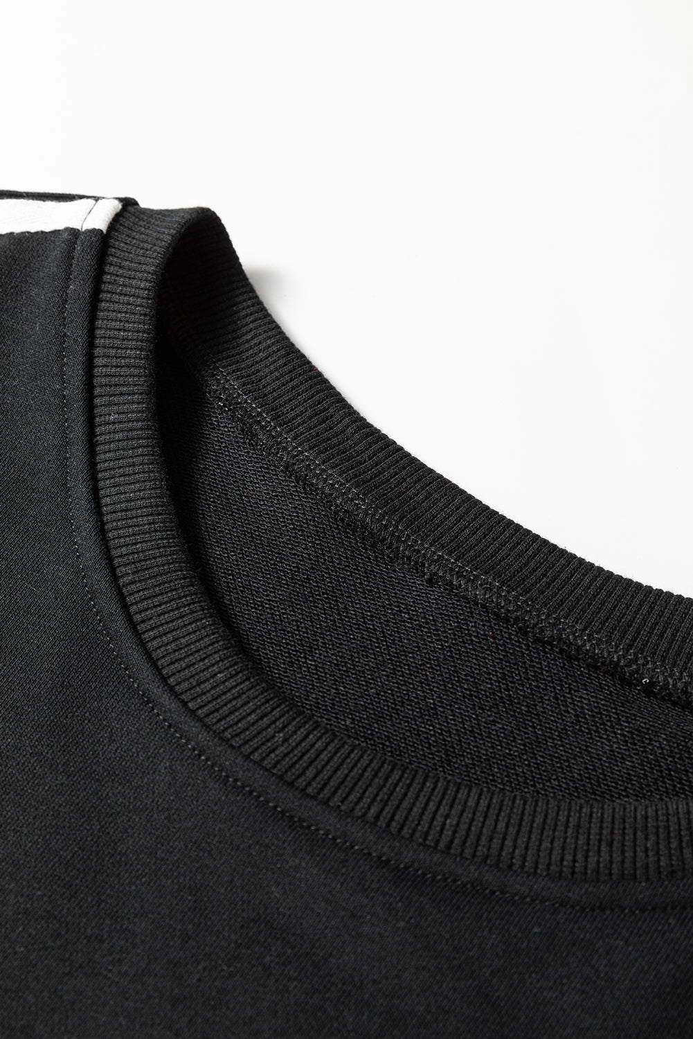 Varsity Striped Detail Crewneck and Sweatpants 2pcs Outfit (Other Colors)